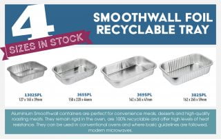Recyclable Smoothwall foil trays