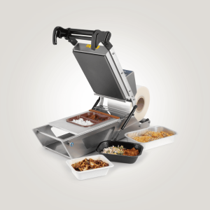 Food Packaging Machinery - Lidding machines for use with heat sealable food trays and sandwich wedges